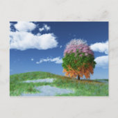Die Postkarte für den Saisonbaum (Vorderseite)