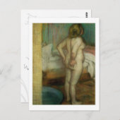 Die Postkarte für die Ehefrau des Bächers (Vorne/Hinten)