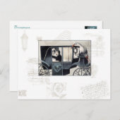 Die Postkarte für die Hochzeitsreise (Vorne/Hinten)