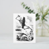 Die Postkarte für die Quarintine Frage (Stehend Vorderseite)