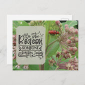 Die Postkarte ist der Grund (Vorne/Hinten)