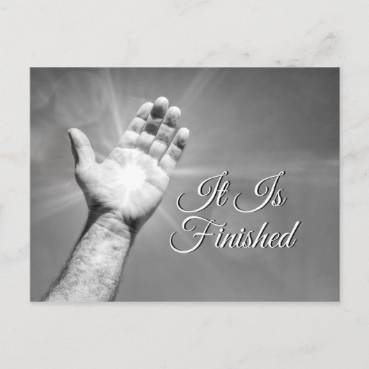 Die Postkarte ist fertig (Vorderseite)