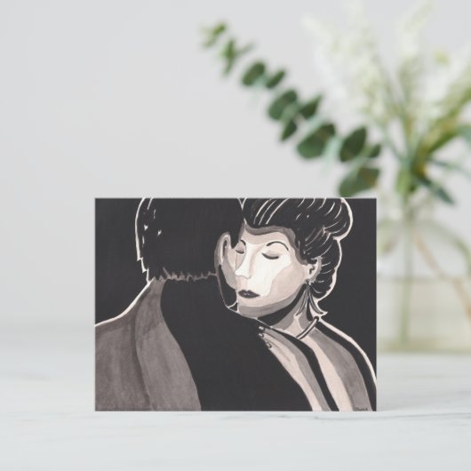 Die Postkarte "Letzter Tanz" (Stehend Vorderseite)