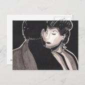 Die Postkarte "Letzter Tanz" (Vorne/Hinten)