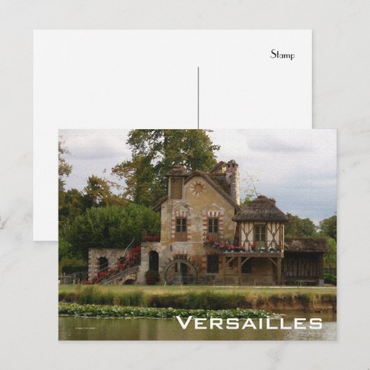Die Postkarte Mill Versailles (Vorne/Hinten)