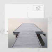Die Postkarte Pier (Vorne/Hinten)