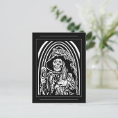 Die Postkarte "Roter Tod" (Stehend Vorderseite)