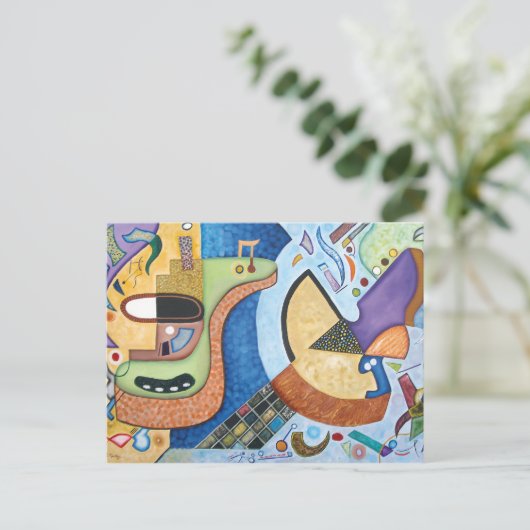 Die Postkarte Sonoric Pluck (Stehend Vorderseite)