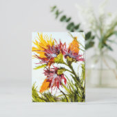 Die Postkarte "sprengend", die Kunst durch JAC (Stehend Vorderseite)