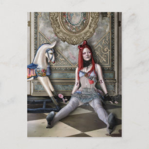 Die Postkarte verlorenes Spielzeug