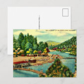 Die Postkarte vom Russian River Bathing Beach (Vorne/Hinten)