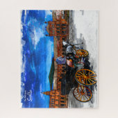 Die Postkarte von Sevilla Puzzle (Vertikal)
