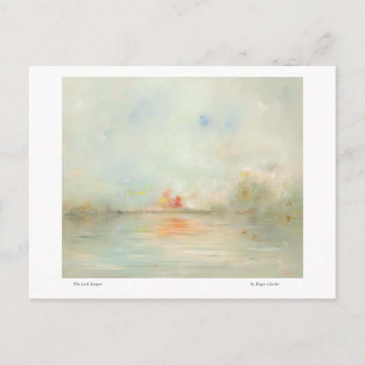 Die Postkarte zur Feststelltastatur (Vorderseite)