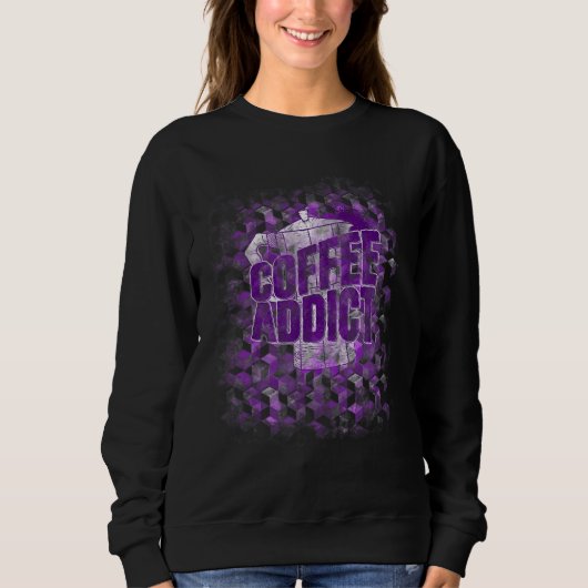 Die Pot-Kaffee-Tasse der Kaffeetasse ist zu beacht Sweatshirt (Vorderseite)