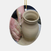 Die Potter und die Clay Keramikornament (Rechts)
