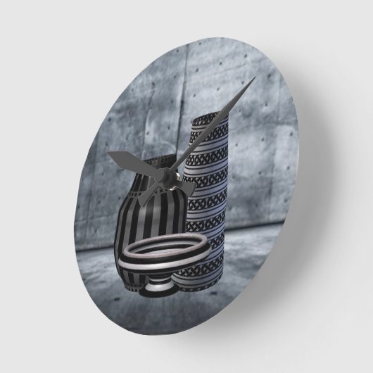 Die Potters Runde Wanduhr (Winkel)