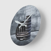 Die Potters Runde Wanduhr (Winkel)