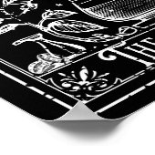 Die Pour over Coffee Tarot Card Poster (Ecke)