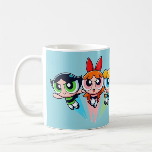 die PowerPuff-Tasse Kaffeetasse (Links)