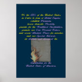 Die Präambel neu geschrieben Poster (Vorne)