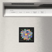 Die prächtige Blume I Magnet (In Situ (Geschirrspüler))