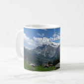 Die prachtvolle Schweiz Kaffeetasse (Vorderseite Links)