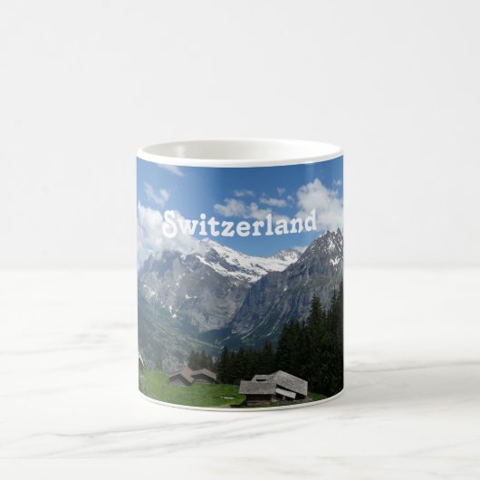 Die prachtvolle Schweiz Kaffeetasse (Mittel)