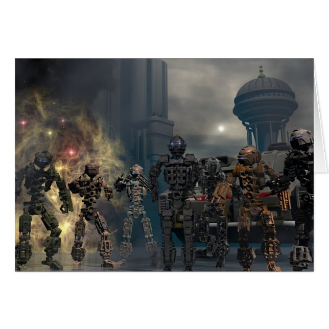 die prachtvollen sieben Roboter b (Vorderseite (Horizontal))