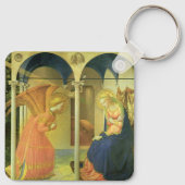 Die Prado-Ankündigung von Fra Angelico Schlüsselanhänger (Rückseite)