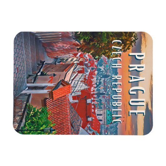Die Prager Schönheit Magnet (Horizontal)