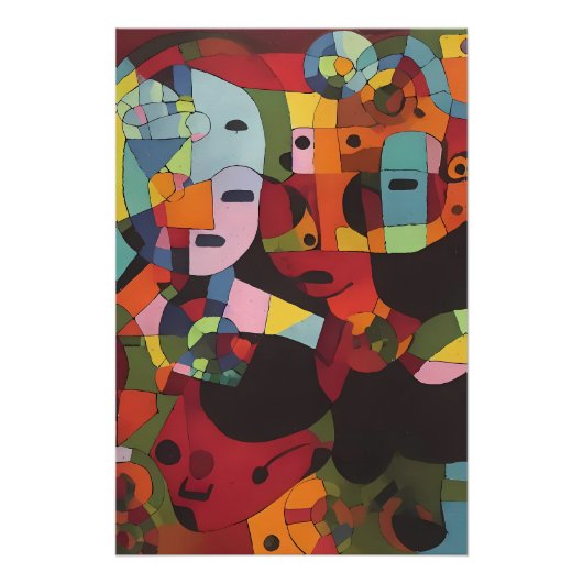 Die praktische Abstraktion - Ken Gage Art Poster (Vorderseite)