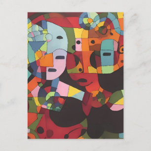 Die praktische Abstraktion - Ken Gage Art Postkarte