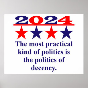 Die praktischste Art von Politik - politische Qu Poster