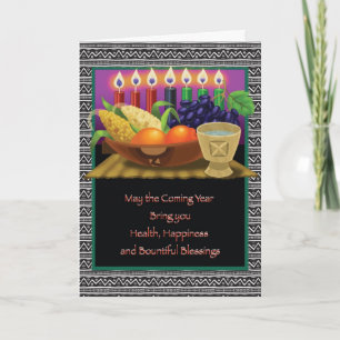 Die Prämie von Kwanzaa Feiertagskarte
