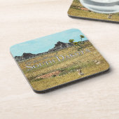 Die Prärienländer von South Dakota Getränkeuntersetzer (Linke Seite)