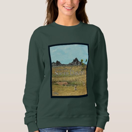 Die Prärienländer von South Dakota Sweatshirt (Vorderseite)