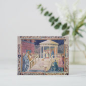 Die Präsentation der gesegneten Jungfrau Mary Postkarte (Stehend Vorderseite)