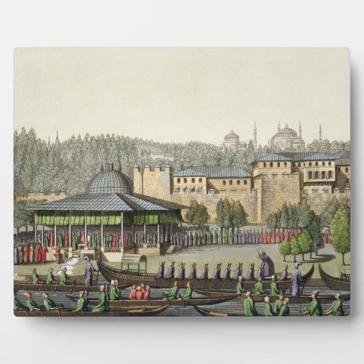 Die Präsentation des Admirals zum Sultan, pla Fotoplatte (Vorderseite)