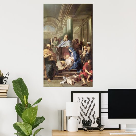 Die Präsentation im Tempel, 1692 Poster (Heimbüro)