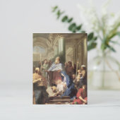 Die Präsentation im Tempel, 1692 Postkarte (Stehend Vorderseite)