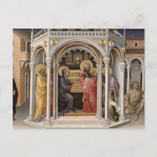 Die Präsentation im Tempel 2 Postkarte (Vorderseite)