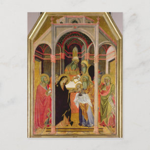 Die Präsentation im Tempel 2 Postkarte