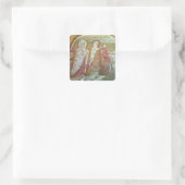 Die Präsentation im Tempel 3 Quadratischer Aufkleber (Tasche)