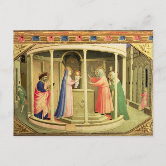 Die Präsentation im Tempel Postkarte (Vorderseite)