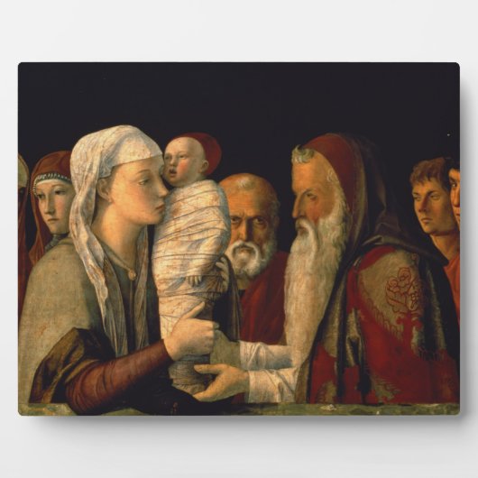 Die Präsentation von Jesus im Tempel Fotoplatte (Vorderseite)