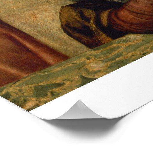 Die Präsentation von Jesus im Tempel Poster (Ecke)