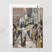 Die Präsentation von Jesus im Tempel Postkarte (Vorne/Hinten)