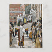 Die Präsentation von Jesus im Tempel Postkarte (Vorderseite)