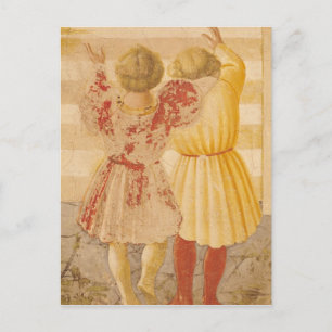 Die Präsentation von Mary im Tempel, 1433-34 Postkarte