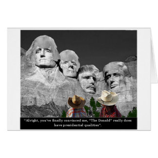 "Die Präsidentenqualitäten von Donald"